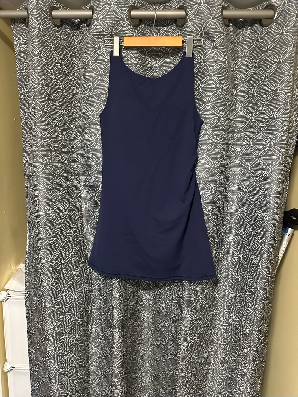 aerie Navy Scoop Neck Mini Dress